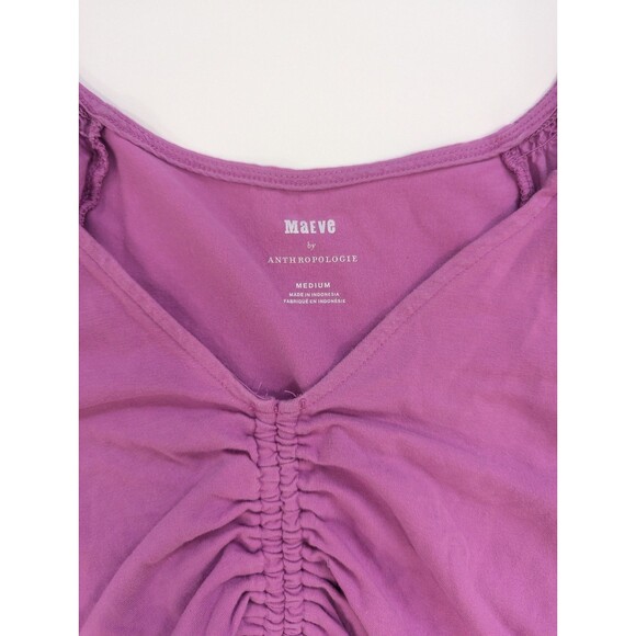 Maeve Cinched Flutter-Sleeve Top - Picture 2 of 7